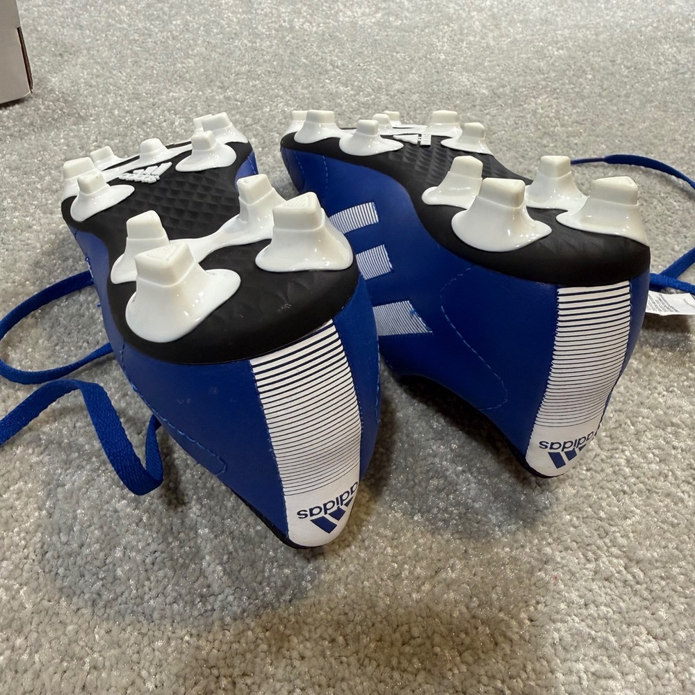 Adidas Goletto VIII FG J Kid Soccer Cleats Royal Blue White NIB 3.5Y Firm Ground - Picture 11 of 16